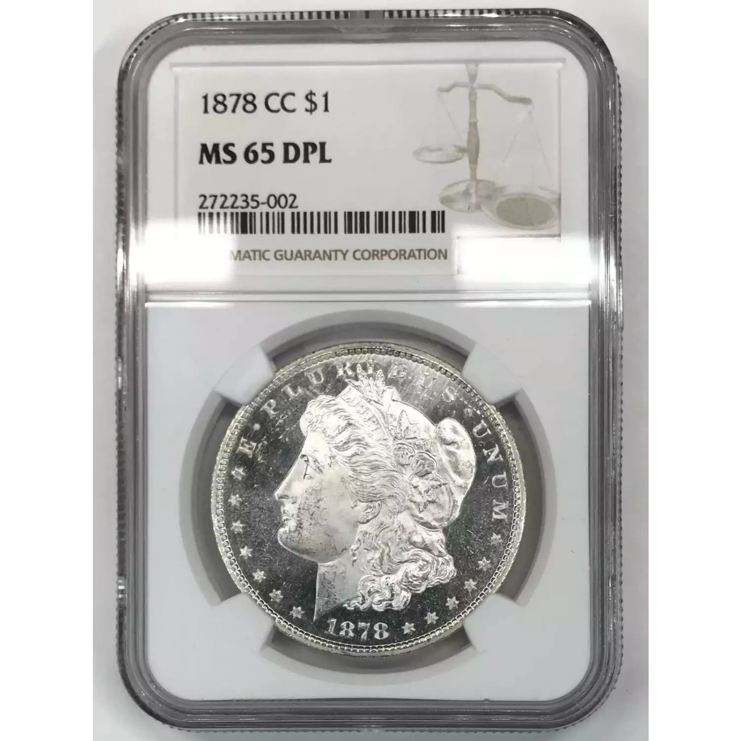 1878 CC Morgan Silver Dollar NGC MS 65 DPL Old Pueblo Coin