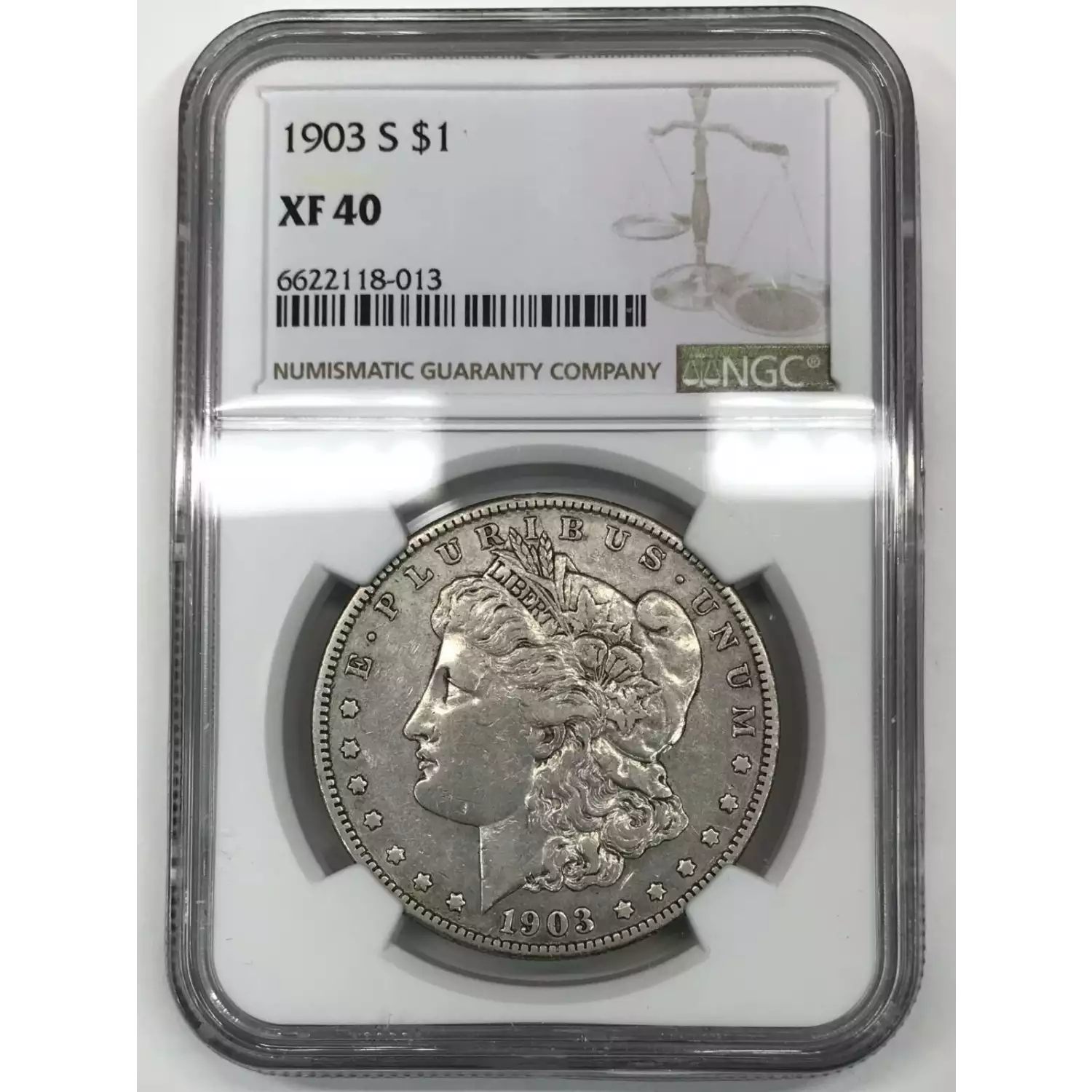 S Morgan Silver Dollar Ngc Xf Old Pueblo Coin