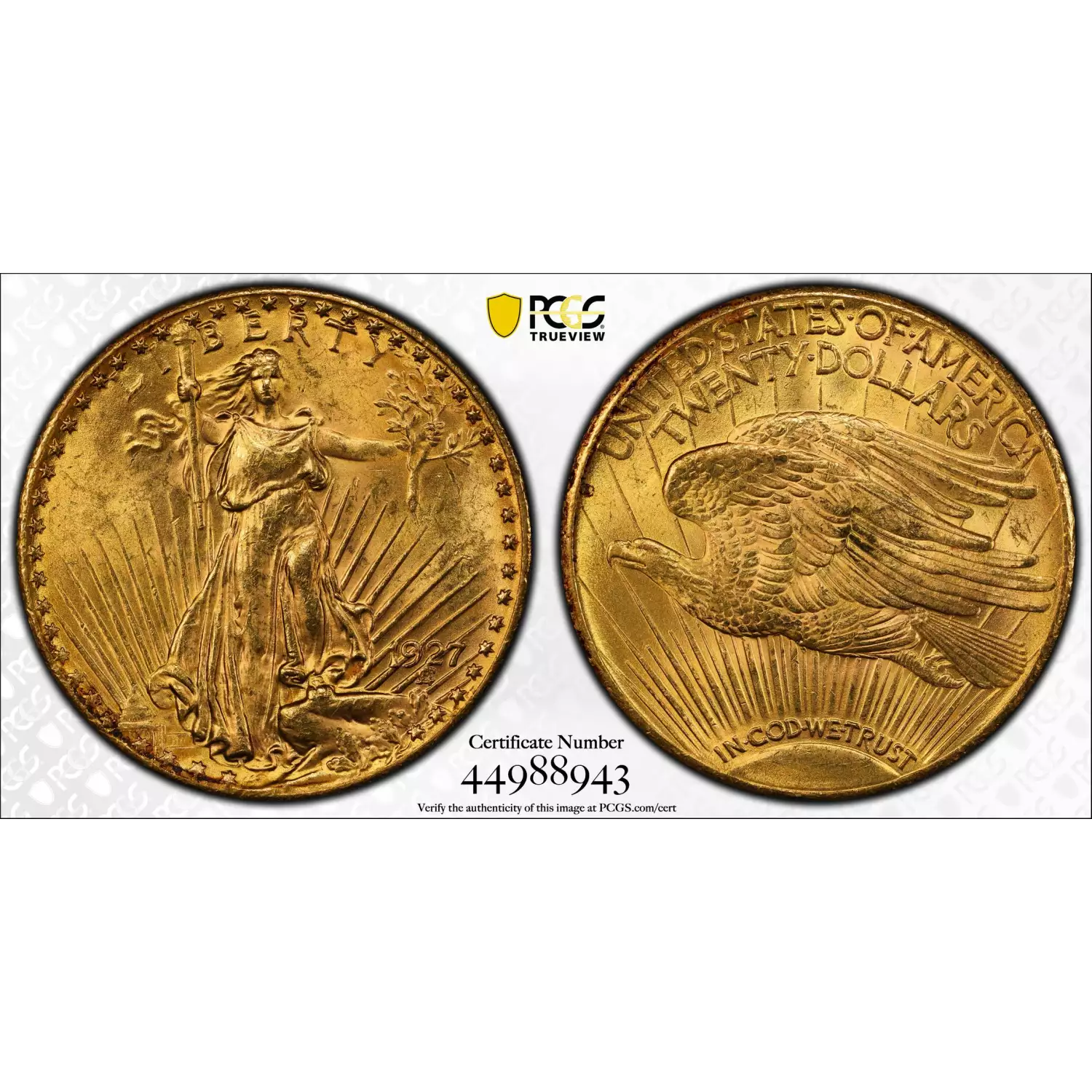 Saint Gaudens Gold Double Eagle Pcgs Ms Old Pueblo Coin