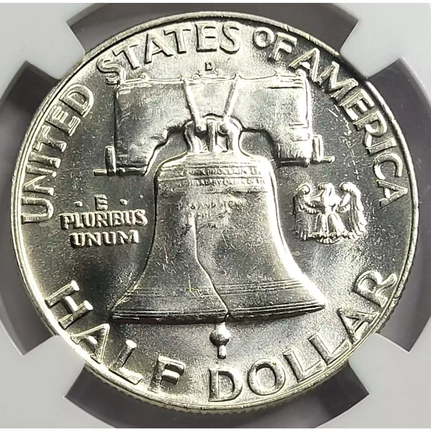 D Ngc Ms Fbl Franklin Half Dollar Old Pueblo Coin