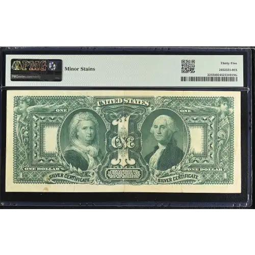 $1 1896 Small Red with rays Silver Certificates 224 (3)
