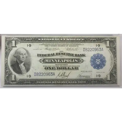 $1 1918  Federal Reserve Bank Notes 734 (2)