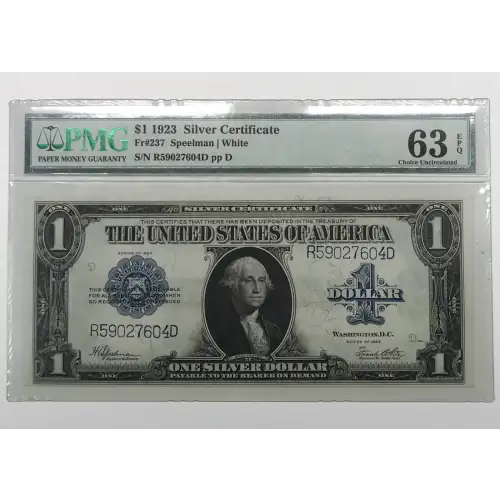 $1 1923 Blue Silver Certificates 237