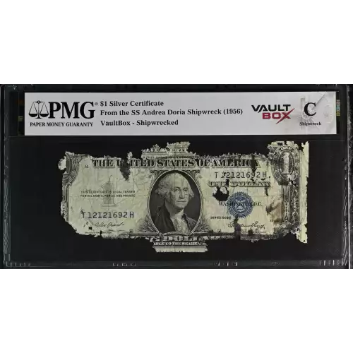 $1 1935-E blue seal. Small Silver Certificates 1614