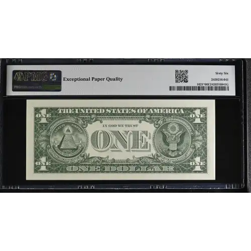$1 1957-B blue seal. Small Silver Certificates 1621* (3)