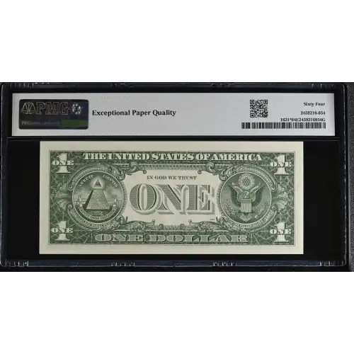 $1 1957-B blue seal. Small Silver Certificates 1621* (3)