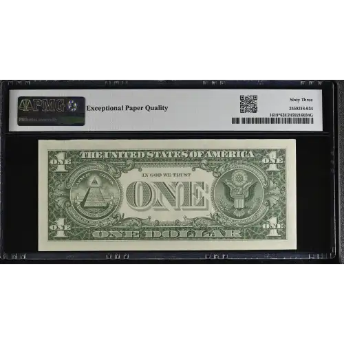 $1 1957 blue seal. Small Silver Certificates 1619* (3)