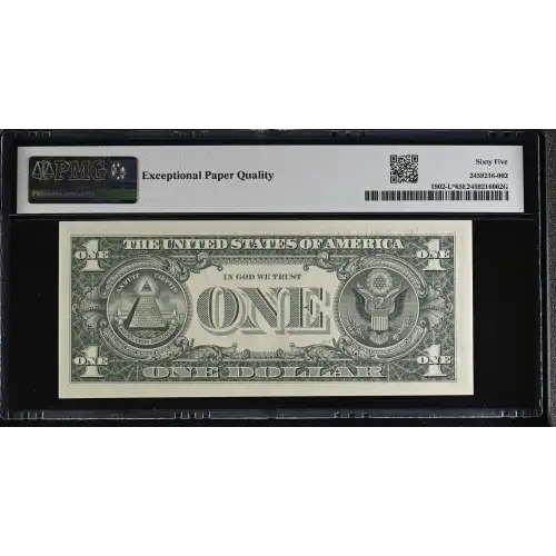 $1 1963-B. Green seal. Small Size $1 Federal Reserve Notes 1902-L* (3)