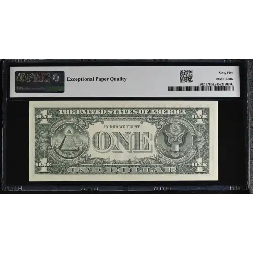 $1 1963-B. Green seal. Small Size $1 Federal Reserve Notes 1902-L* (3)