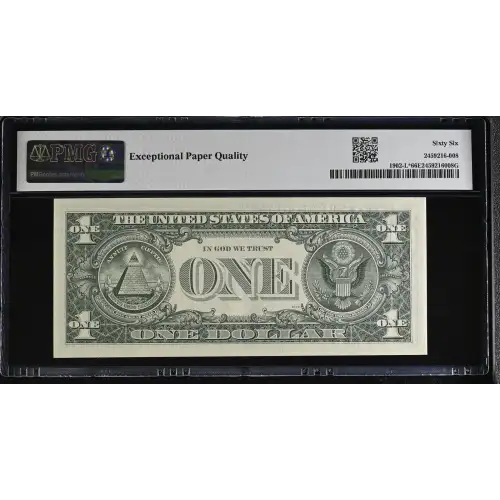 $1 1963-B. Green seal. Small Size $1 Federal Reserve Notes 1902-L* (3)