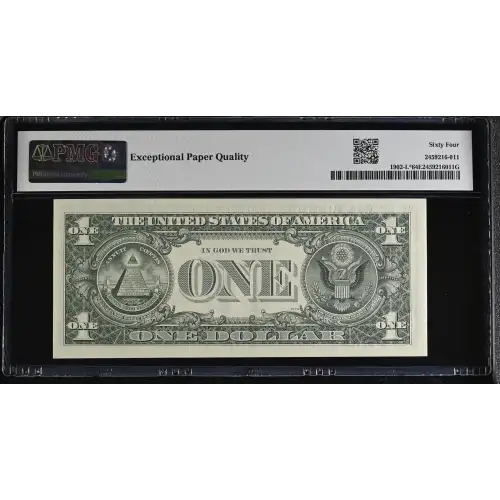 $1 1963-B. Green seal. Small Size $1 Federal Reserve Notes 1902-L* (3)