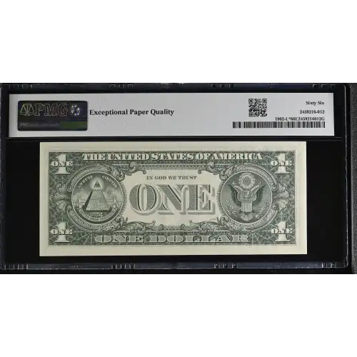 $1 1963-B. Green seal. Small Size $1 Federal Reserve Notes 1902-L* (3)
