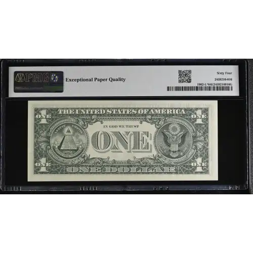 $1 1963-B. Green seal. Small Size $1 Federal Reserve Notes 1902-L* (3)