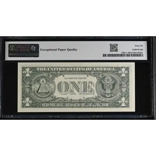 $1 1963-B. Green seal. Small Size $1 Federal Reserve Notes 1902-L* (3)