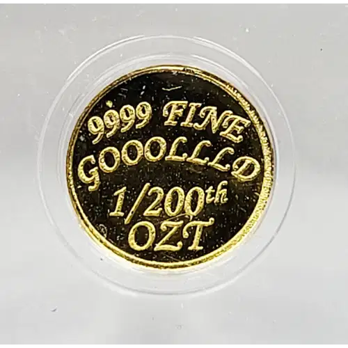 1/200 oz Gold (BAR/ROUND)