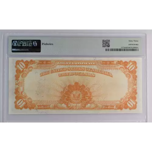 $10 1922 Gold Gold Certificates 1173 (2)