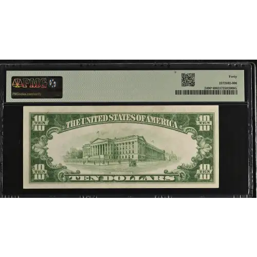 $10 1928 gold seal. Small Size Gold Certificates 2400* (2)