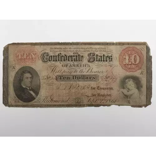 $10   Issues of the Confederate States of America CS-24