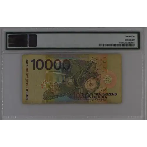 10000 Gulden 1.1.2000, 2000 Issue  Surinam 153 (3)
