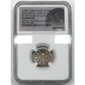 (1199-1249) LA MARCHE - HUGH IX-X IN THE NAME OF LOUIS (2)