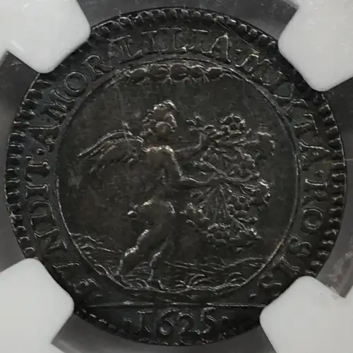 1625 Great Britain ROYAL MARRAIGE CHARLES & HENRIETTA MARIA Silver Medal (4)