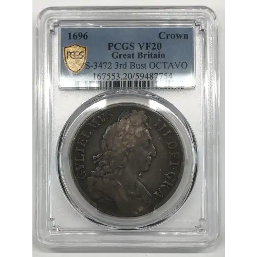 1696 Crown S-3472 3rd Bust OCTAVO (3)