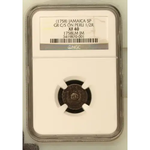 (1758) GR C/S ON PERU 1/2R (4)