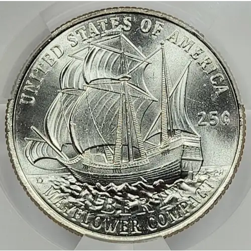 1776~2026-D Mayflower Compact 25c
