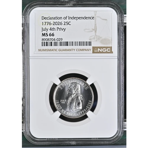 1776-2026 Declaration of Independ. July 4th Privy (2)