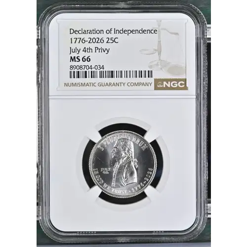 1776-2026 Declaration of Independ. July 4th Privy (2)