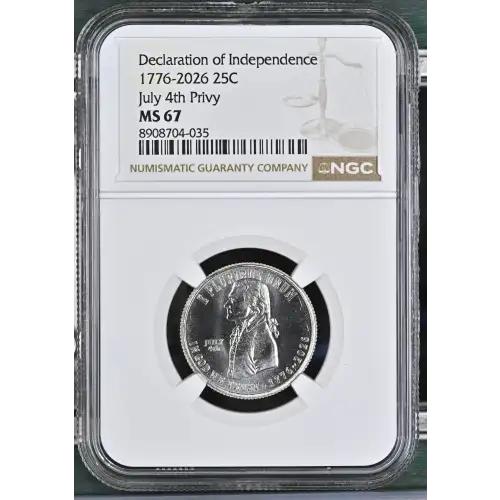 1776-2026 Declaration of Independ. July 4th Privy (2)