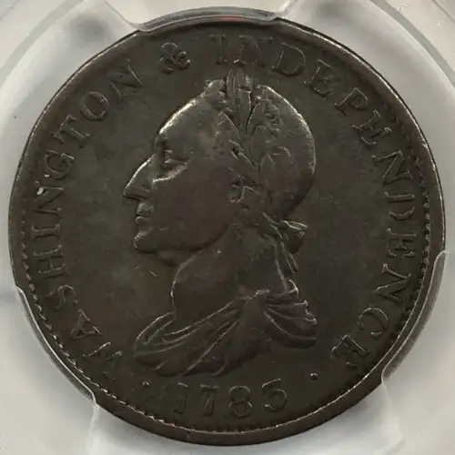 1783 Copper Washington Draped, No Button, BN (2)