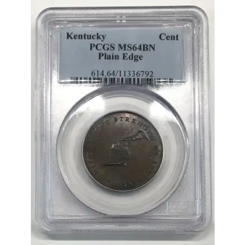 1790s Tkn 1/2P Kentucky, Plain Edge, BN