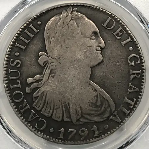 1791 Mo FM MEXICO Silver 8 REALES PCGS F-15 (4)