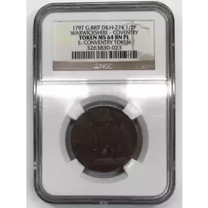 1797 G.BRIT WARWICKSHIRE - COVENTRY BN PL