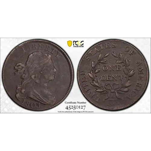 1803 1C Small Date, Small Fraction, BN