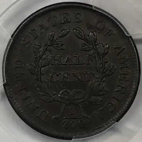 1805 1/2C No Stems, BN (2)