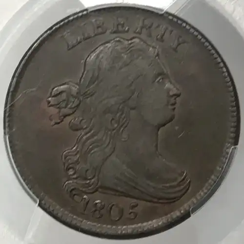 1805 1/2C No Stems, BN (5)