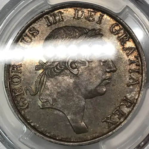 1813 Great Britain Bank of England Silver 3 Shilling Token PCGS AU-55 (4)