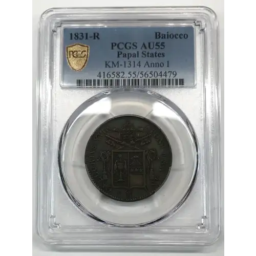 1831-R Baiocco KM-1314 Anno I, BN (2)