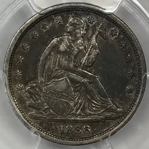 1838 10C DDR, F-101a, FS-801 No Drapery, Small Stars (3)