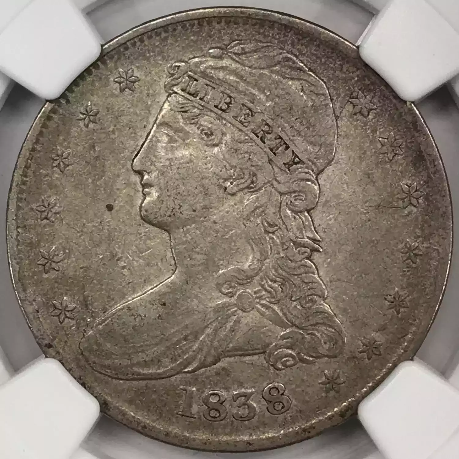 1838 Capped Bust Reeded Edge Half Dollar NGC XF-40 - Old Pueblo Coin