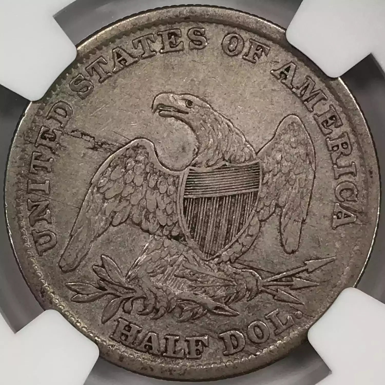 1838 Capped Bust Reeded Edge Half Dollar NGC XF-40 - Old Pueblo Coin