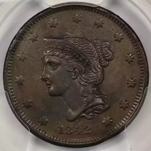 1842 1C Small Date, BN (3)