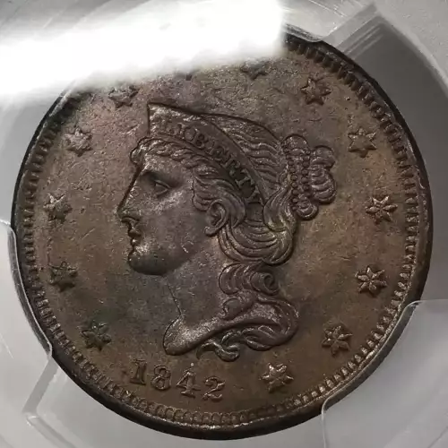 1842 1C Small Date, BN (4)