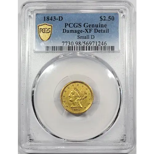 1843-D $2.50 Small D (6)