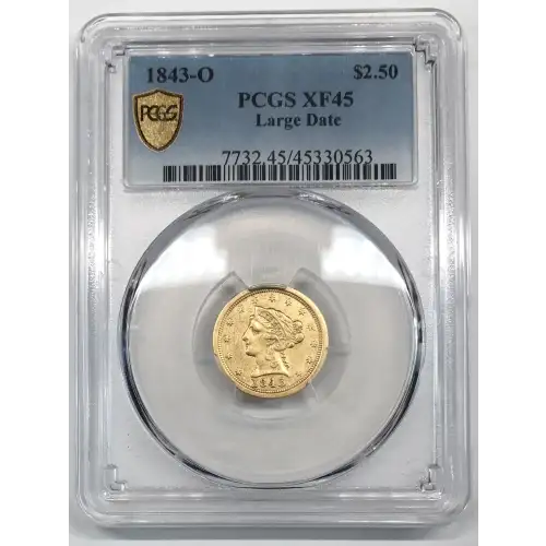 1843-O $2.50 Large Date (2)