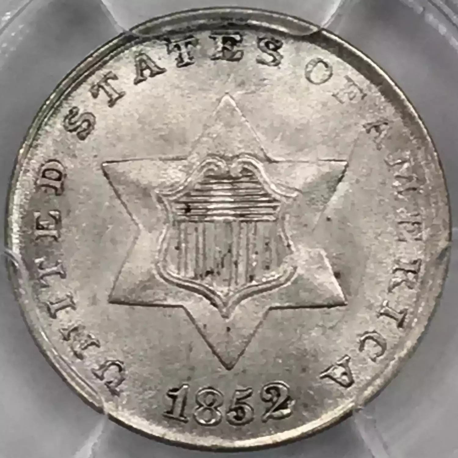 1852 Silver Three Cent Piece 3CS Trime PCGS MS 64 Old Pueblo