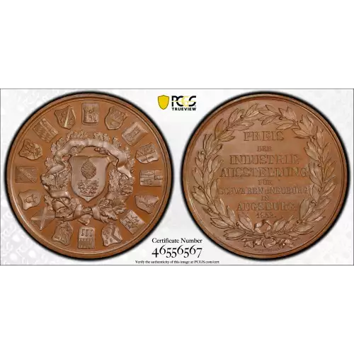 1852 Medal Forster-174 Bronzed AE