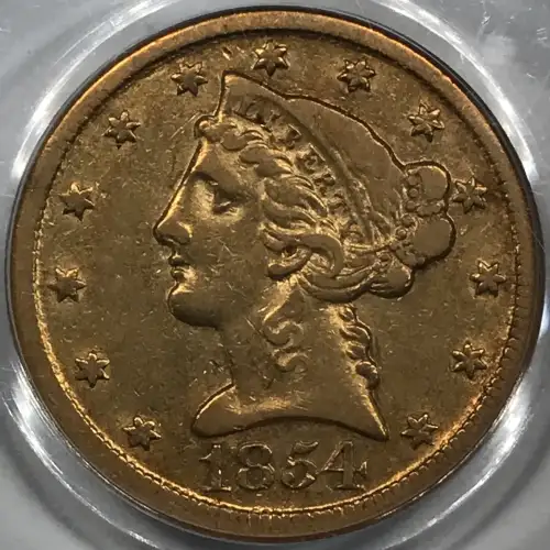 1854-D $5 Large D (3)
